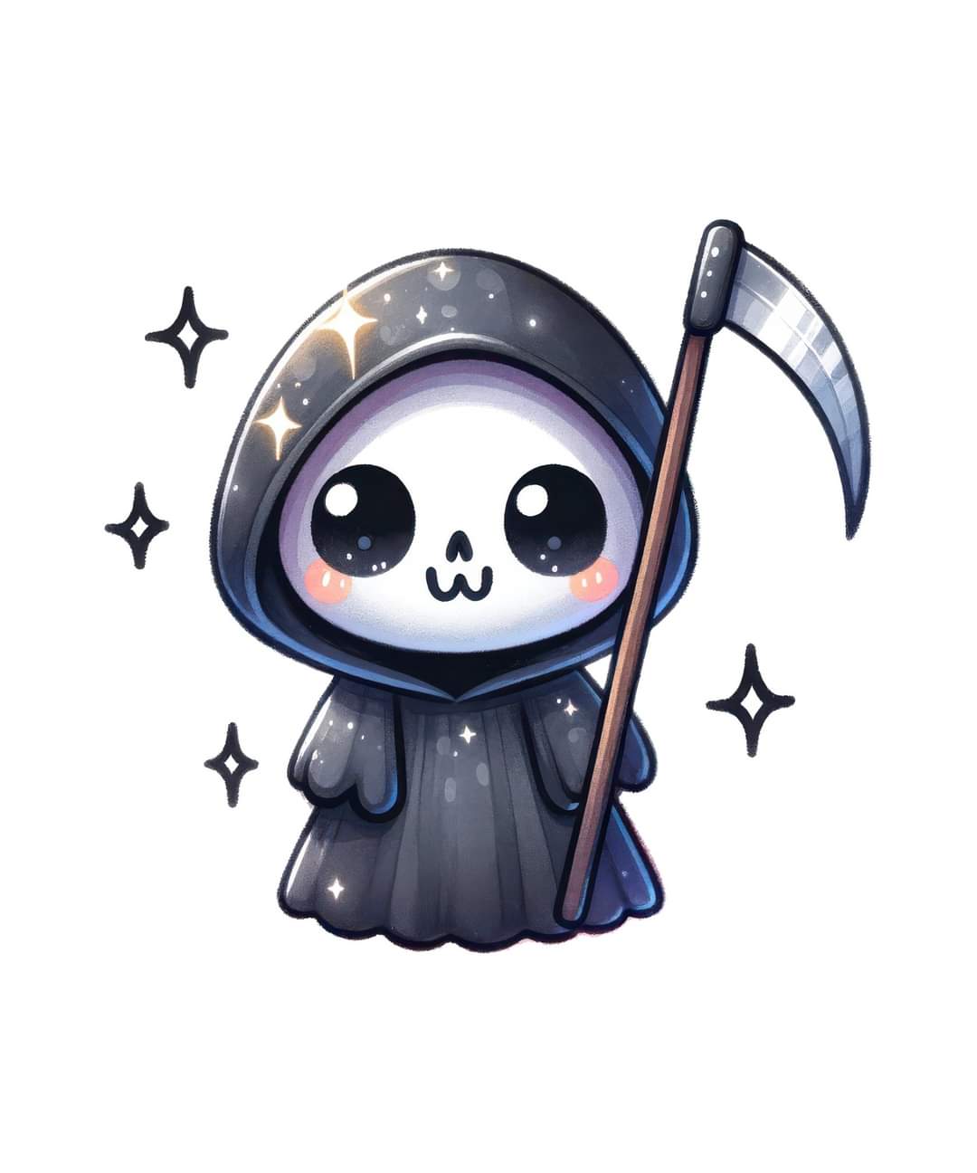 Kawaii designed Grimm Reaper